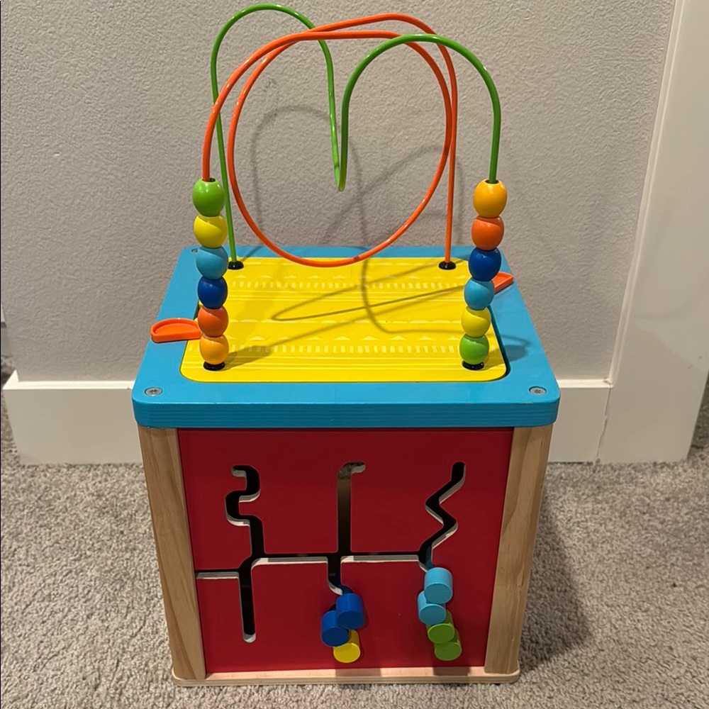 Toys R Us Wooden Activity Cube